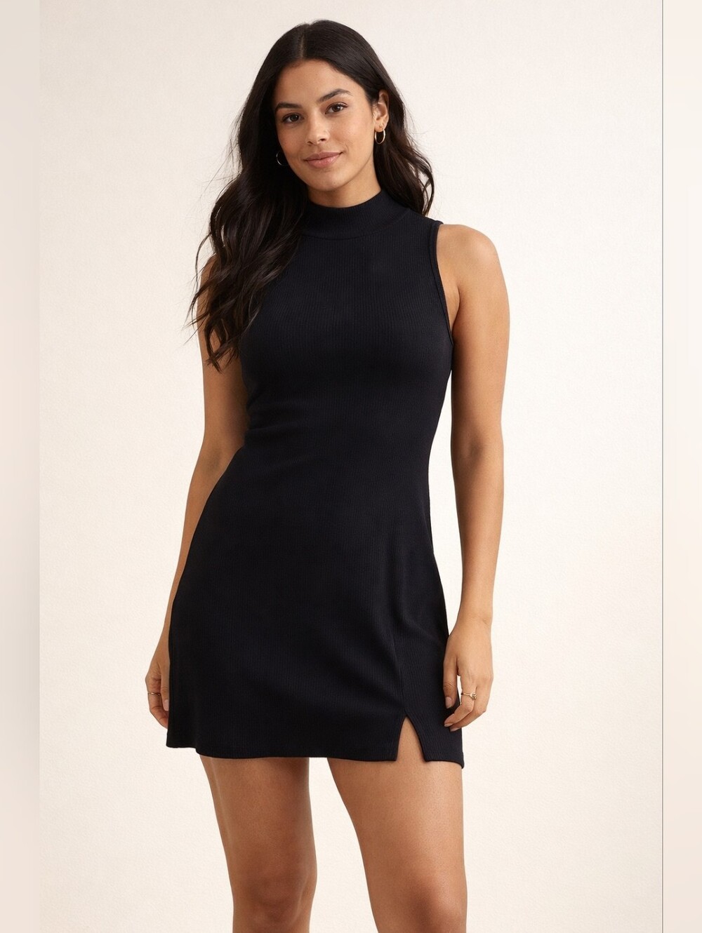 AE It Knit Mock Neck Mini Dress